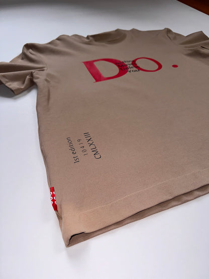 Khaki Brown Statement Tee